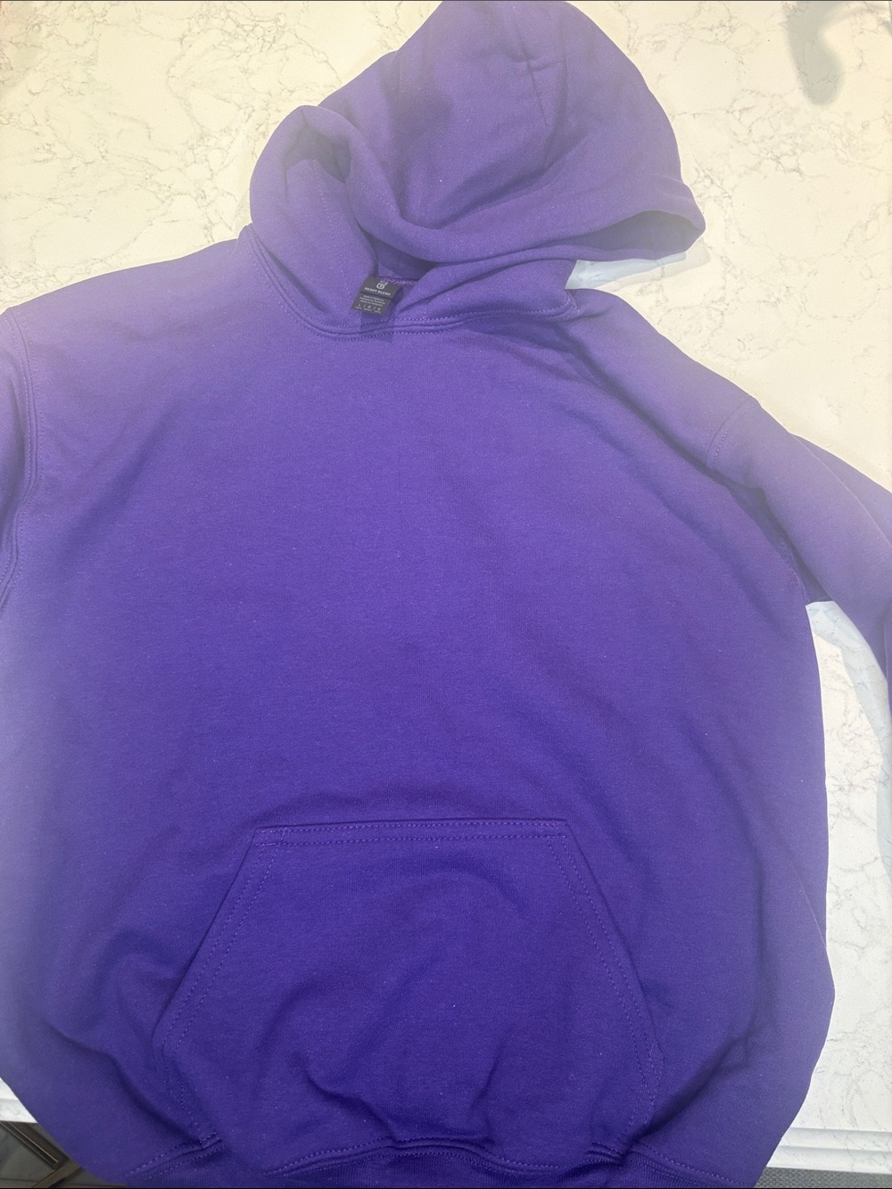 Men's Purple Hooded Sweatshirt